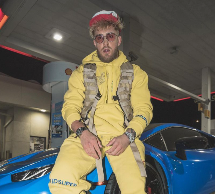 Jake Paul Wearing Our Graphite Digi Camo Rubber Strap