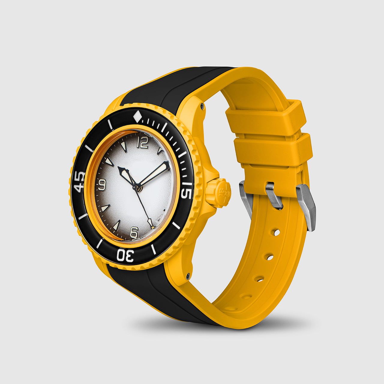 FKM Integrated Rubber Strap for Blancpain x Swatch Fifty Fathoms - Bla