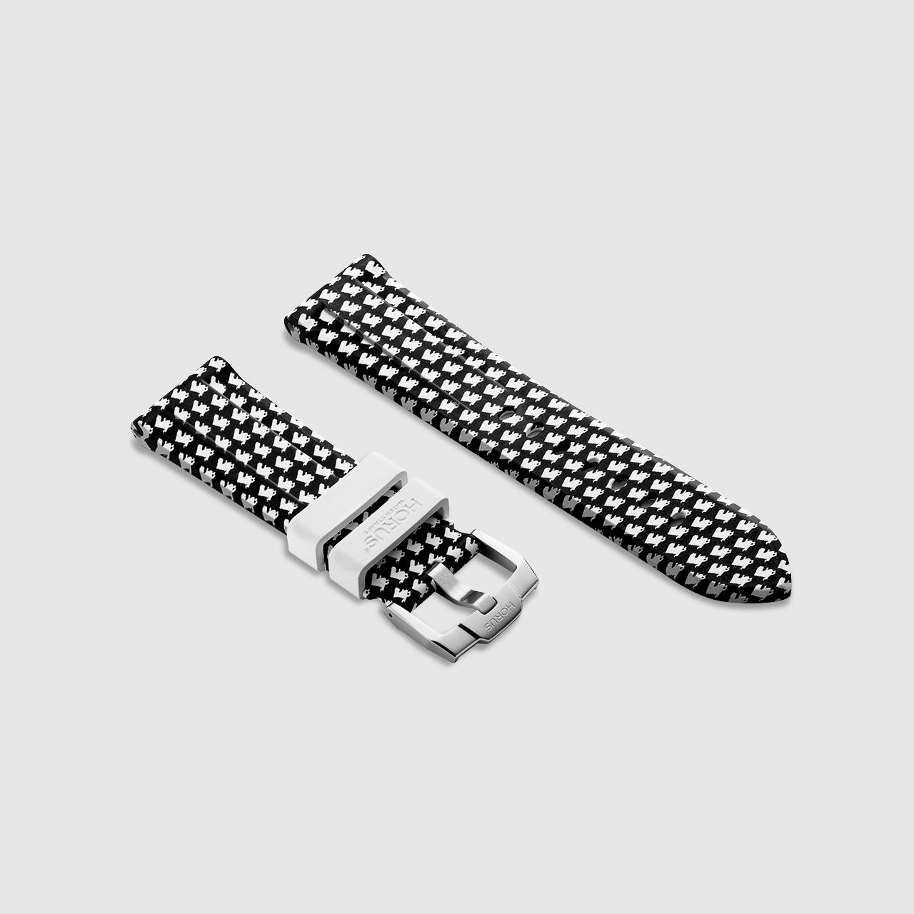 FKM Rubber Strap for Hamilton Khaki Field Collection - Derpy Dino