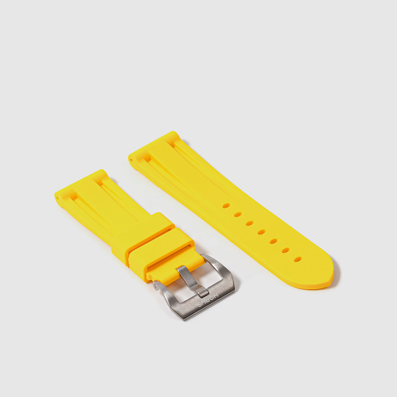 Rubber Strap for Breitling Navitimer - Sunshine Yellow