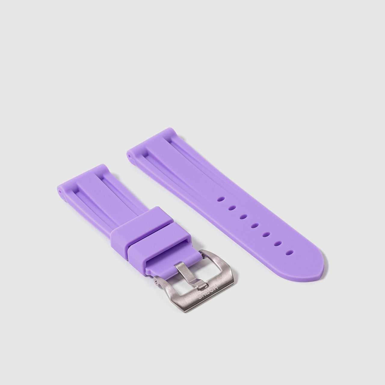Rubber Strap for Breitling Navitimer - Lavender Purple