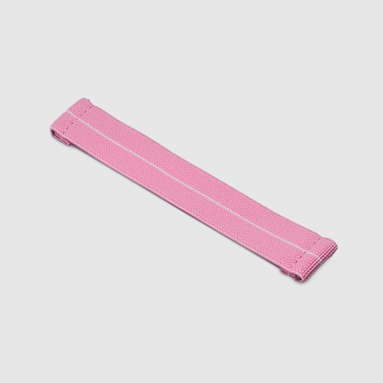 20mm Lug Width Elastic Strap - Corsa Flamingo Pink & White