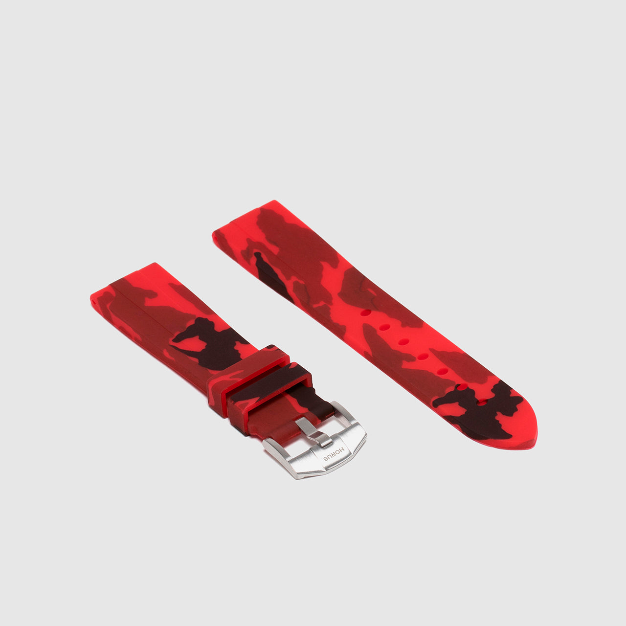 Rubber Strap for Patek Philippe Complications - Red Camo