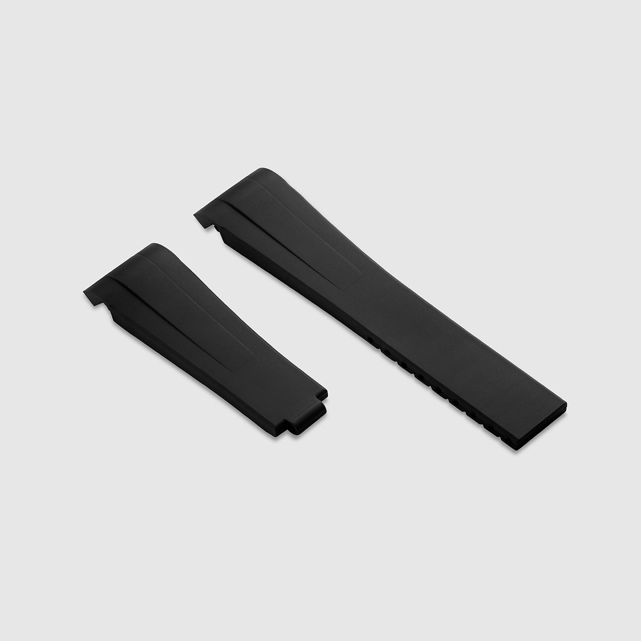 FKM Rubber Strap for Rolex Explorer I - Space Black