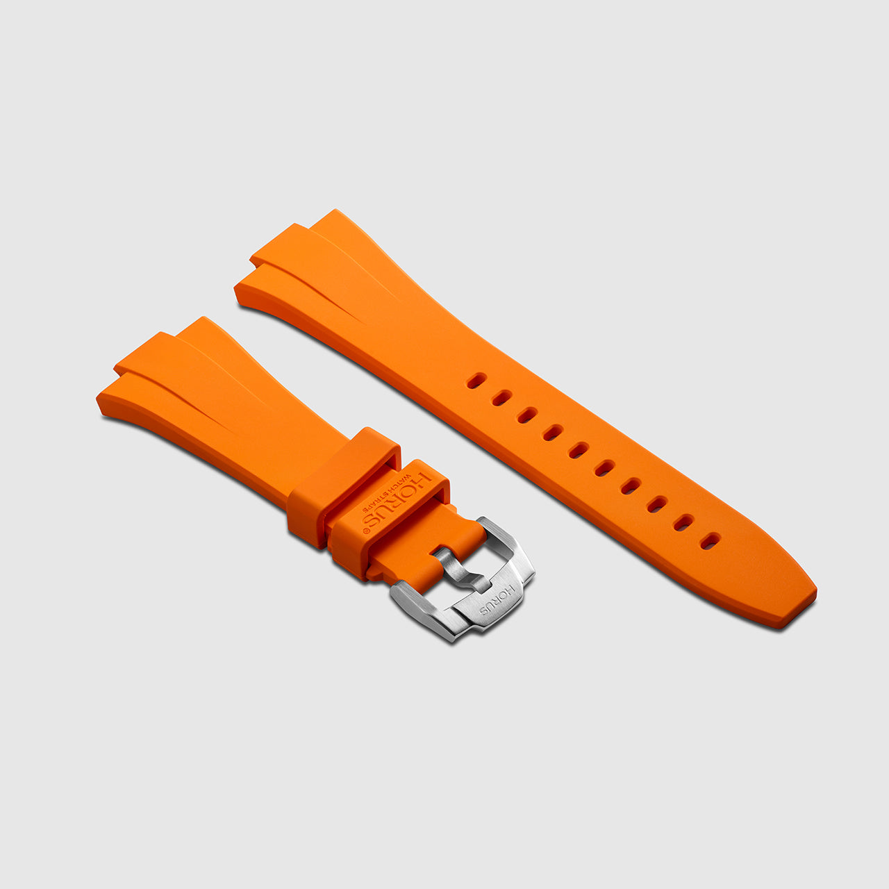 FKM Rubber Strap for Tissot PRX - Citrus Orange