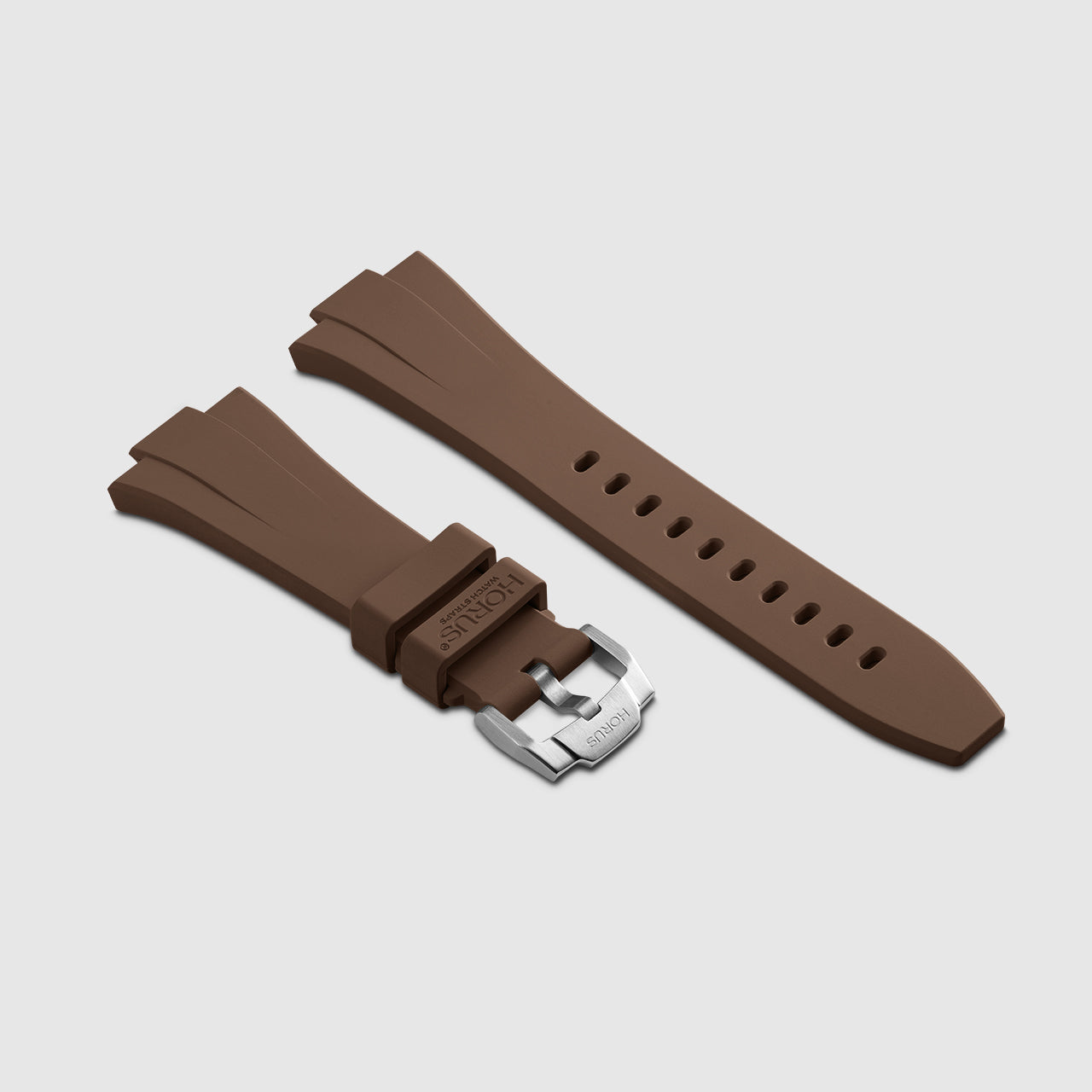 FKM Rubber Strap for Tissot PRX - Mocha