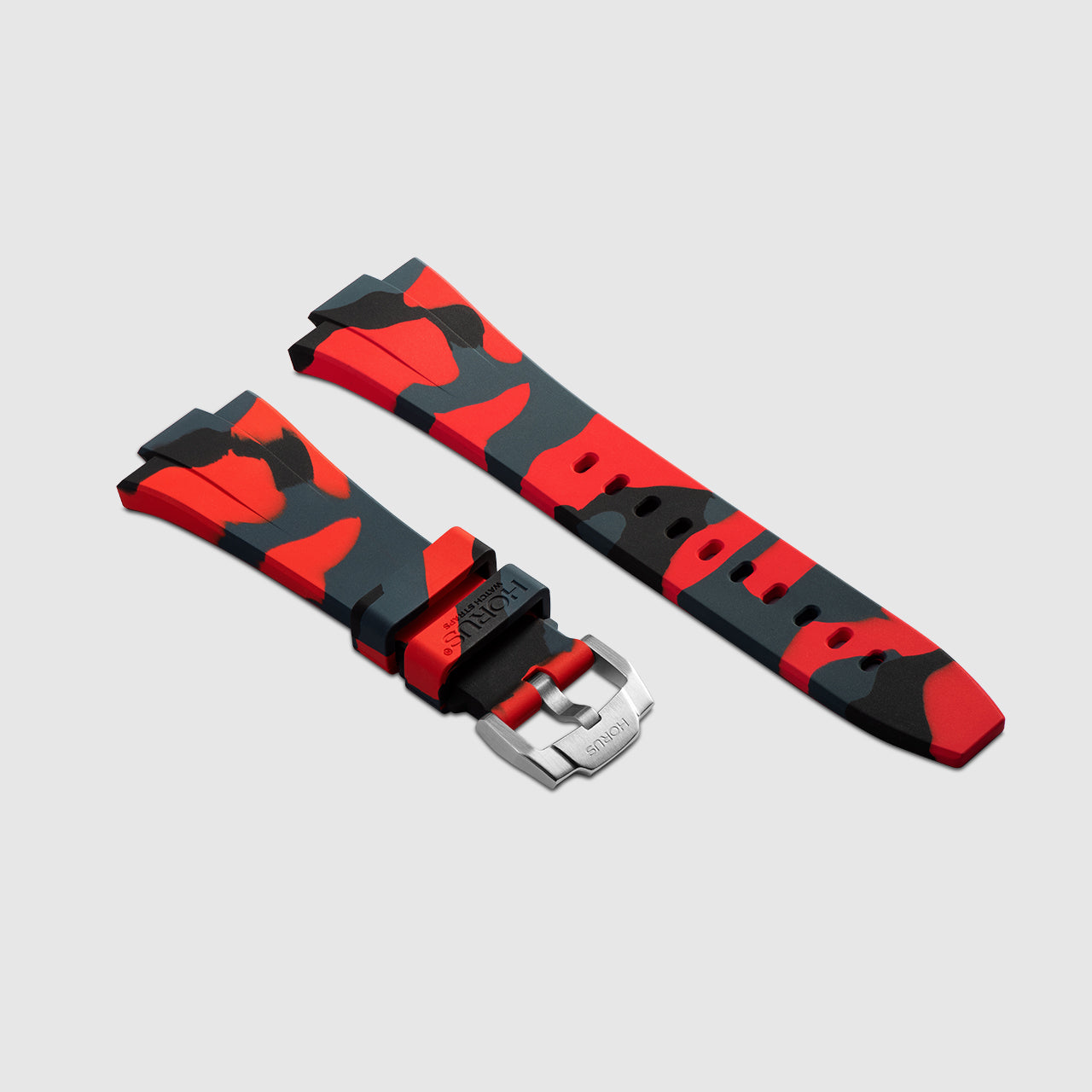 FKM Rubber Strap for Tissot PRX - Volcanic Camo