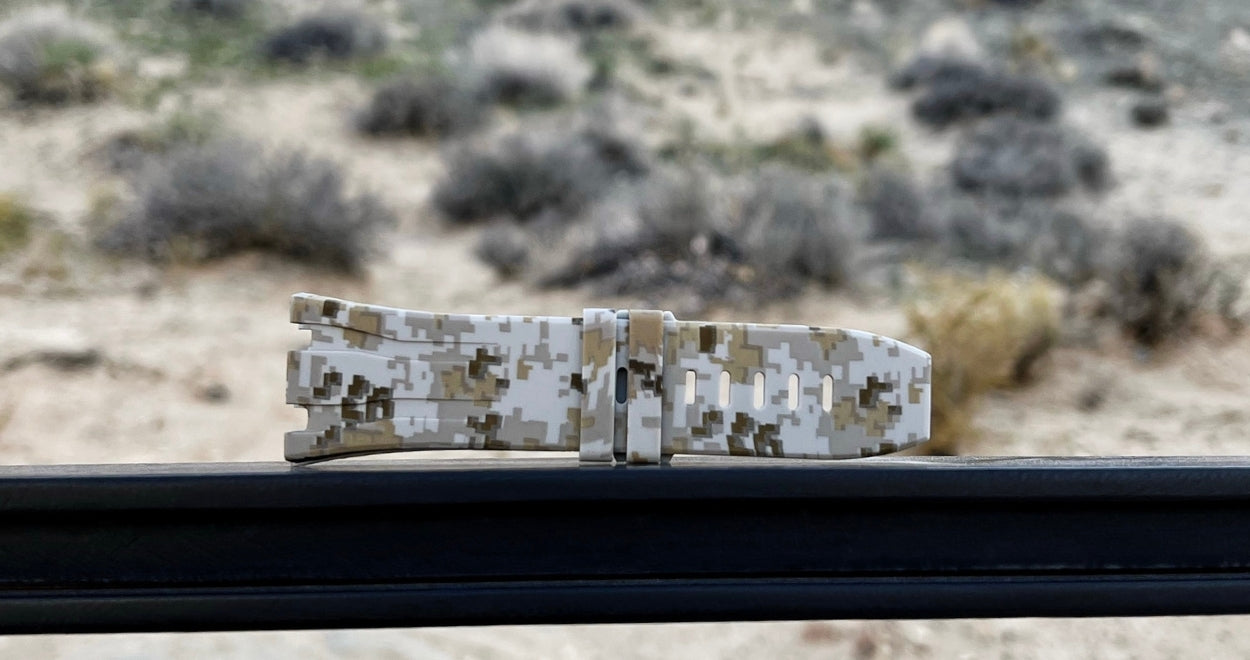 Rubber Strap for Audemars Piguet Royal Oak Offshore (44mm) - Desert Digi Camo