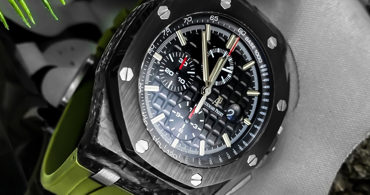 Rubber Strap for Audemars Piguet Royal Oak Offshore (44mm) - Olive Green