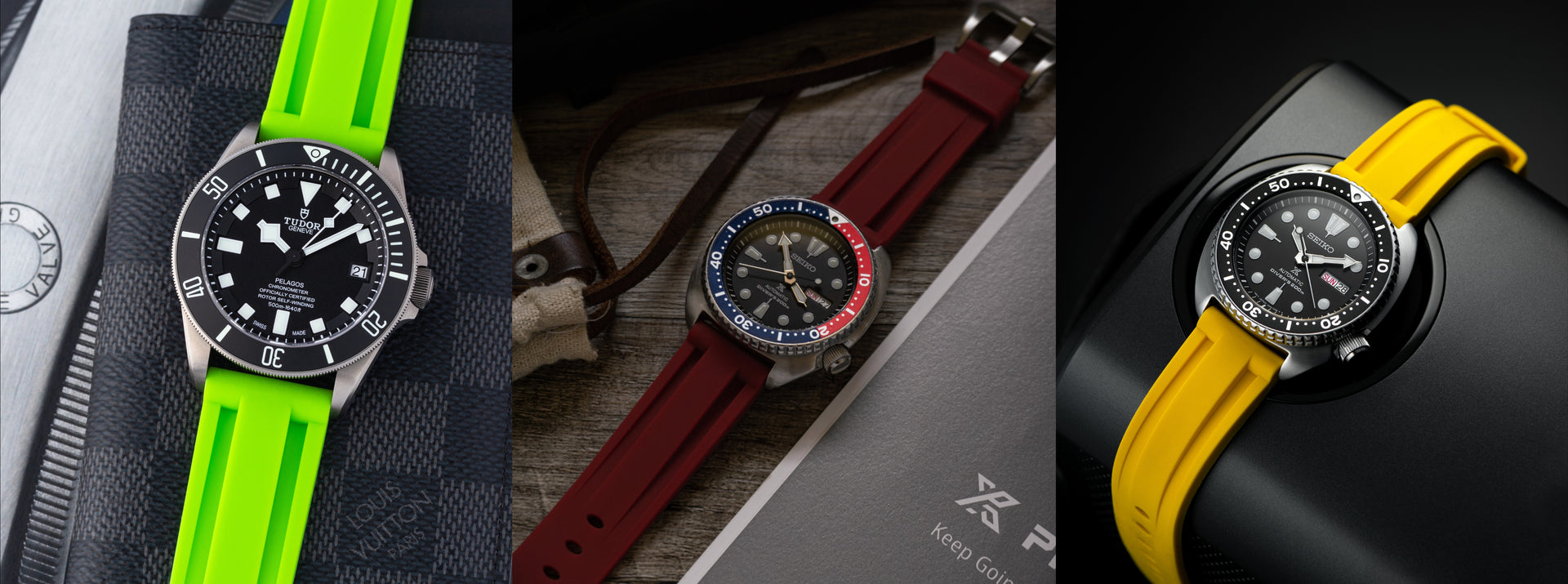 22mm Lug Width Rubber Straps