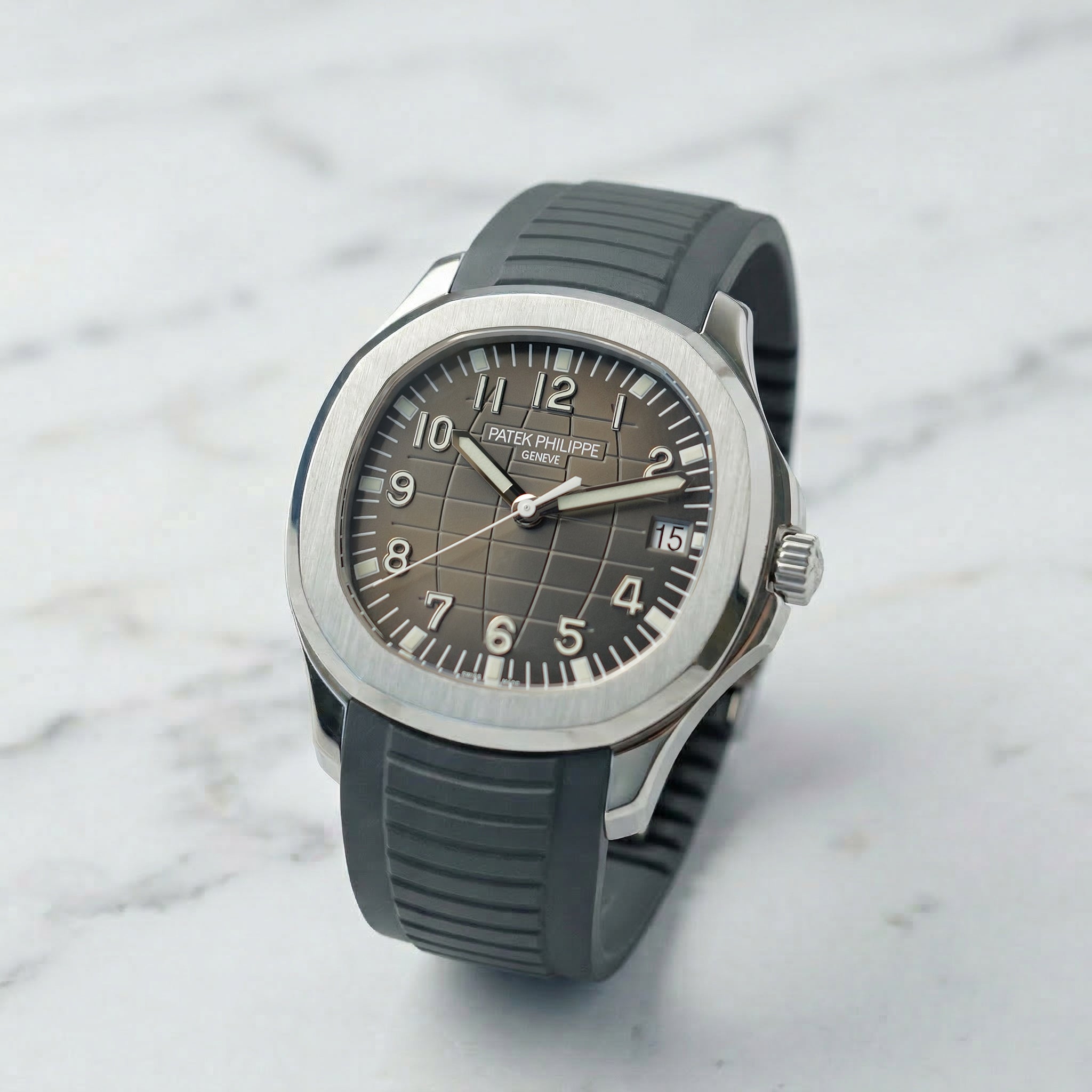FKM Rubber Strap for Patek Philippe Aquanaut - Carbon Grey