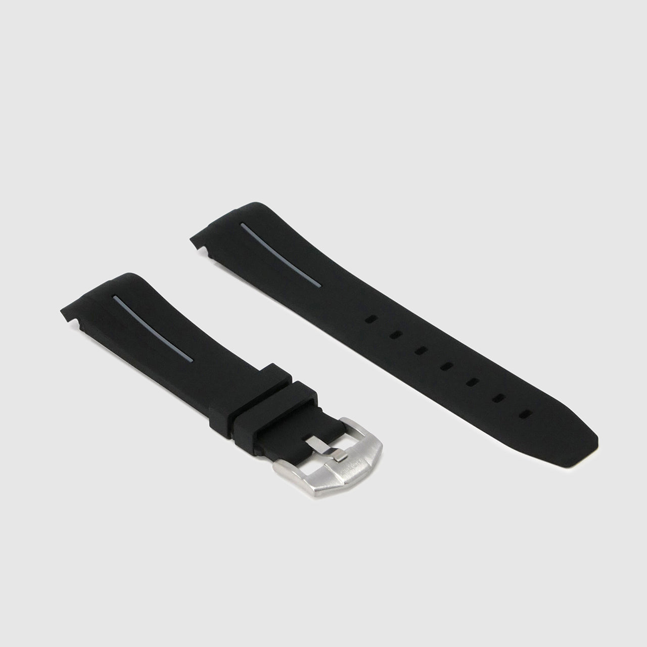 Rubber Strap for Swatch x Omega Moonswatch - Corsa Black & Graphite