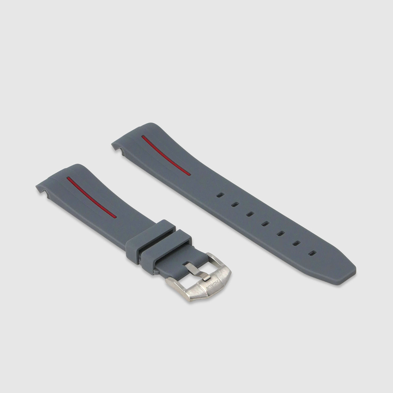 Rubber Strap for Rolex Submariner - Corsa Graphite & Red