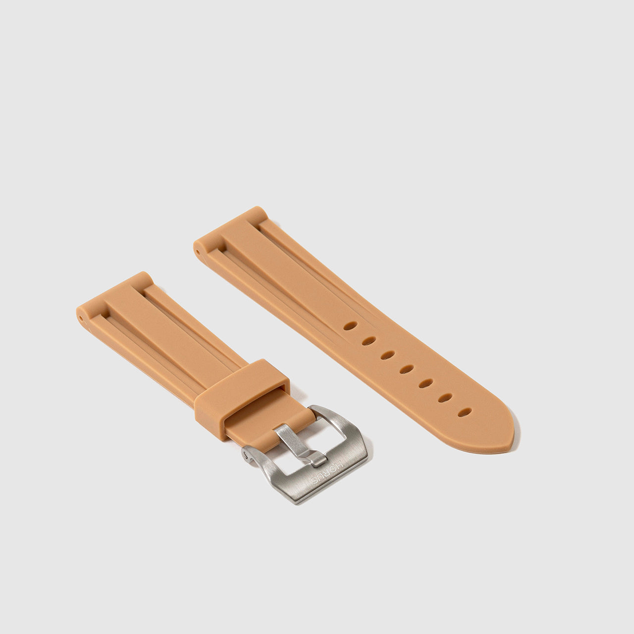 Rubber Strap for Cartier Ronde Solo - Desert Sand
