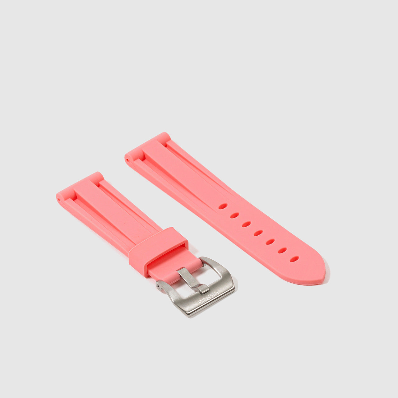 Rubber Strap for Cartier Ronde Solo - Flamingo Pink