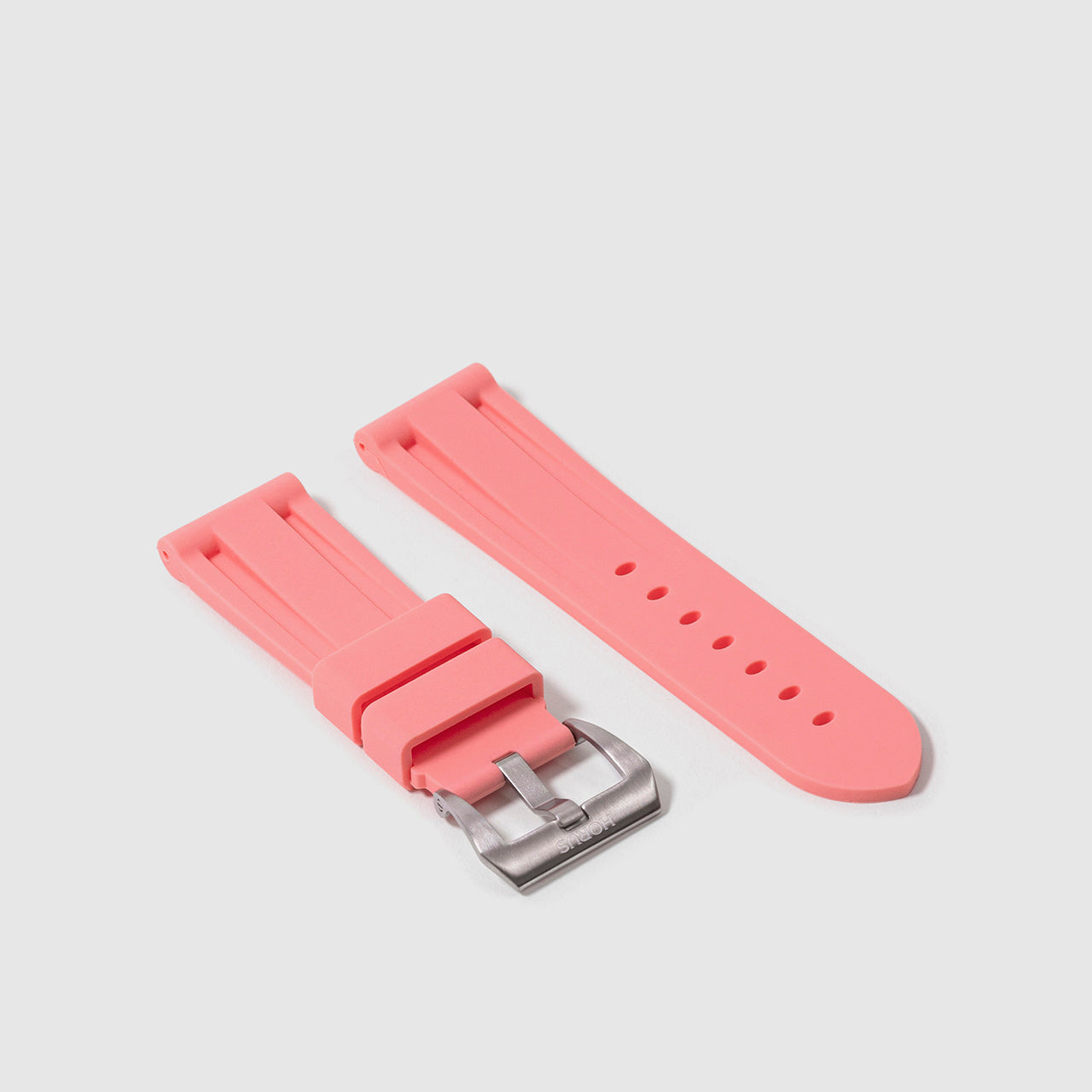 Rubber Strap for Panerai Submersible - Flamingo Pink