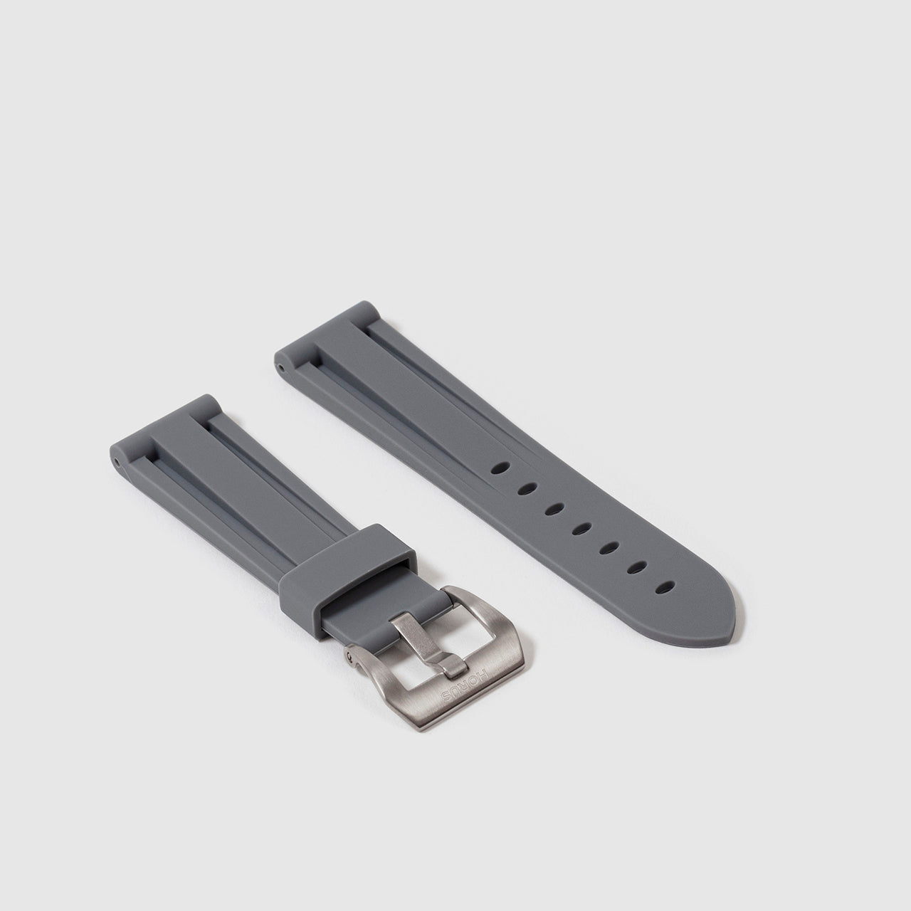 Rubber Strap for Cartier Ronde Solo - Graphite Grey