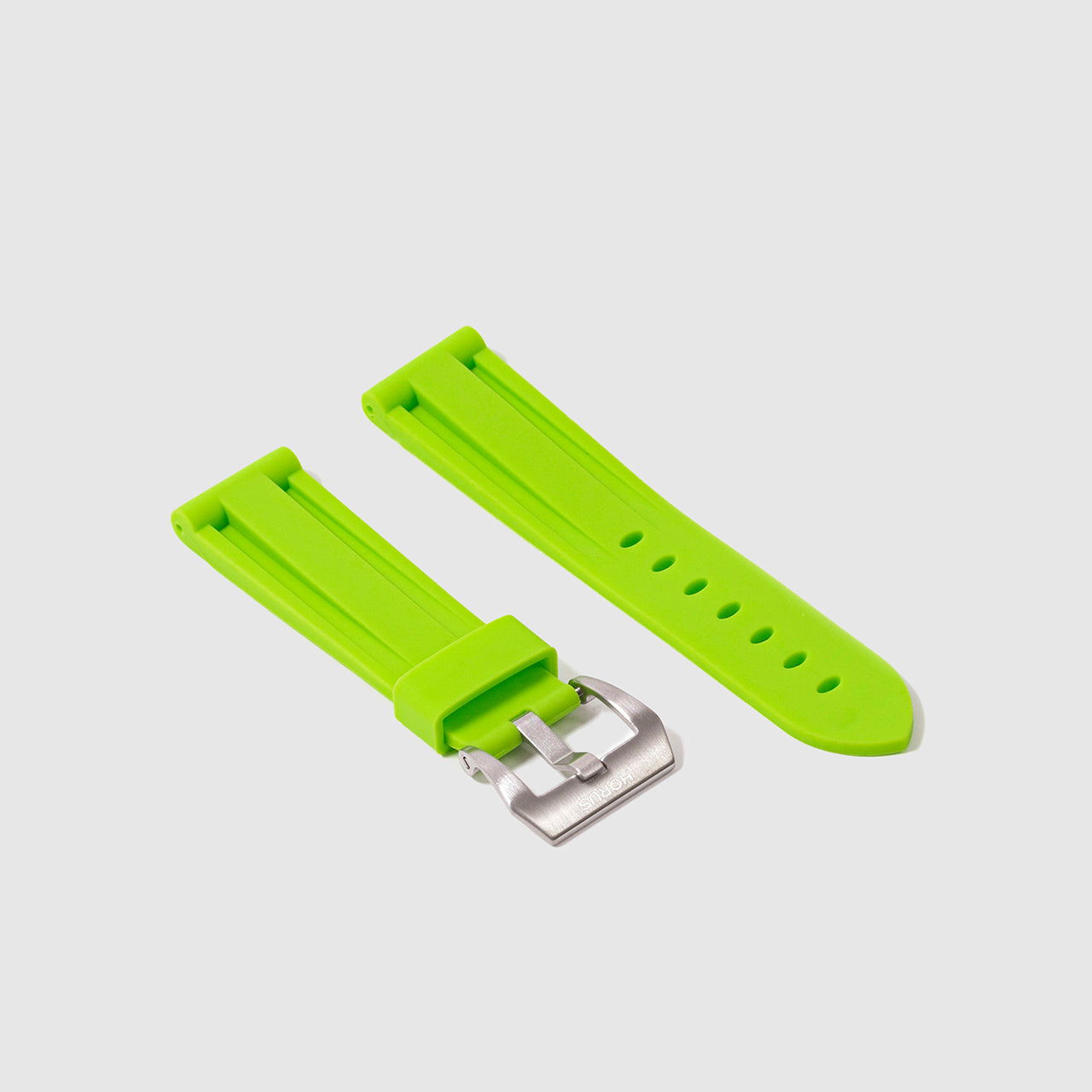 Rubber Strap for Tag Heuer Monaco - Lime Green