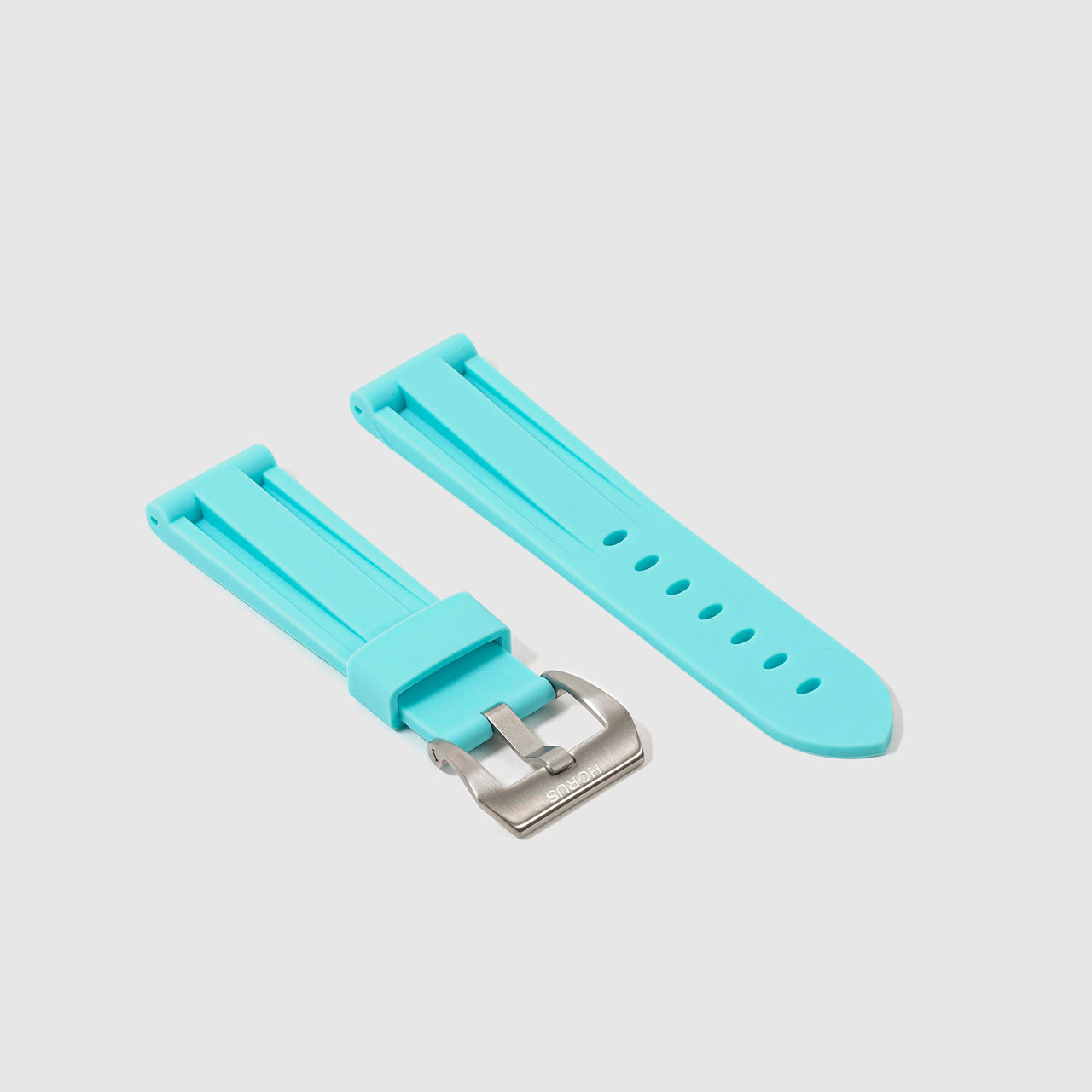 Rubber Strap for Breitling Colt - Seafoam Blue