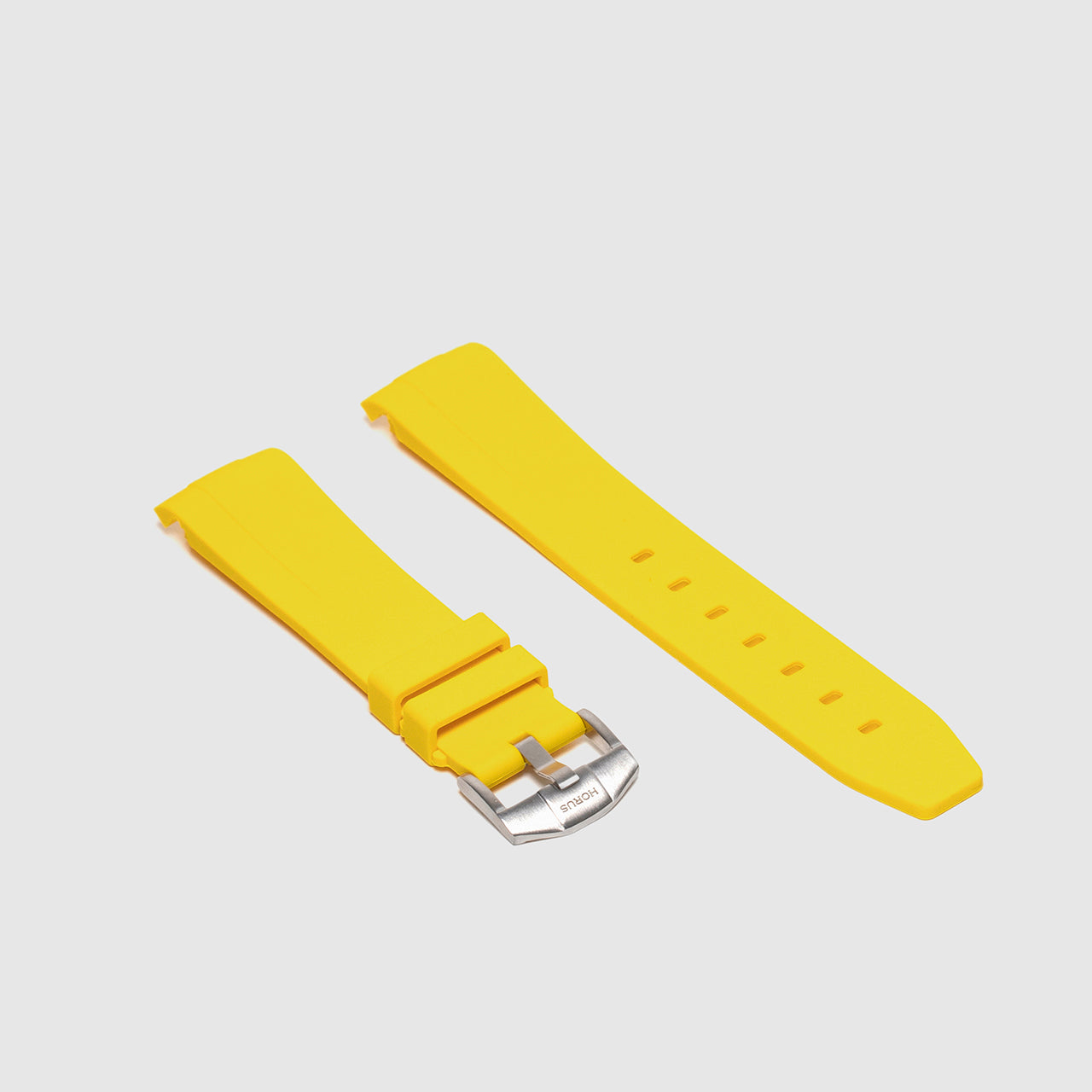 Rubber Strap for Rolex Yacht-Master on Bracelet - Sunshine Yellow