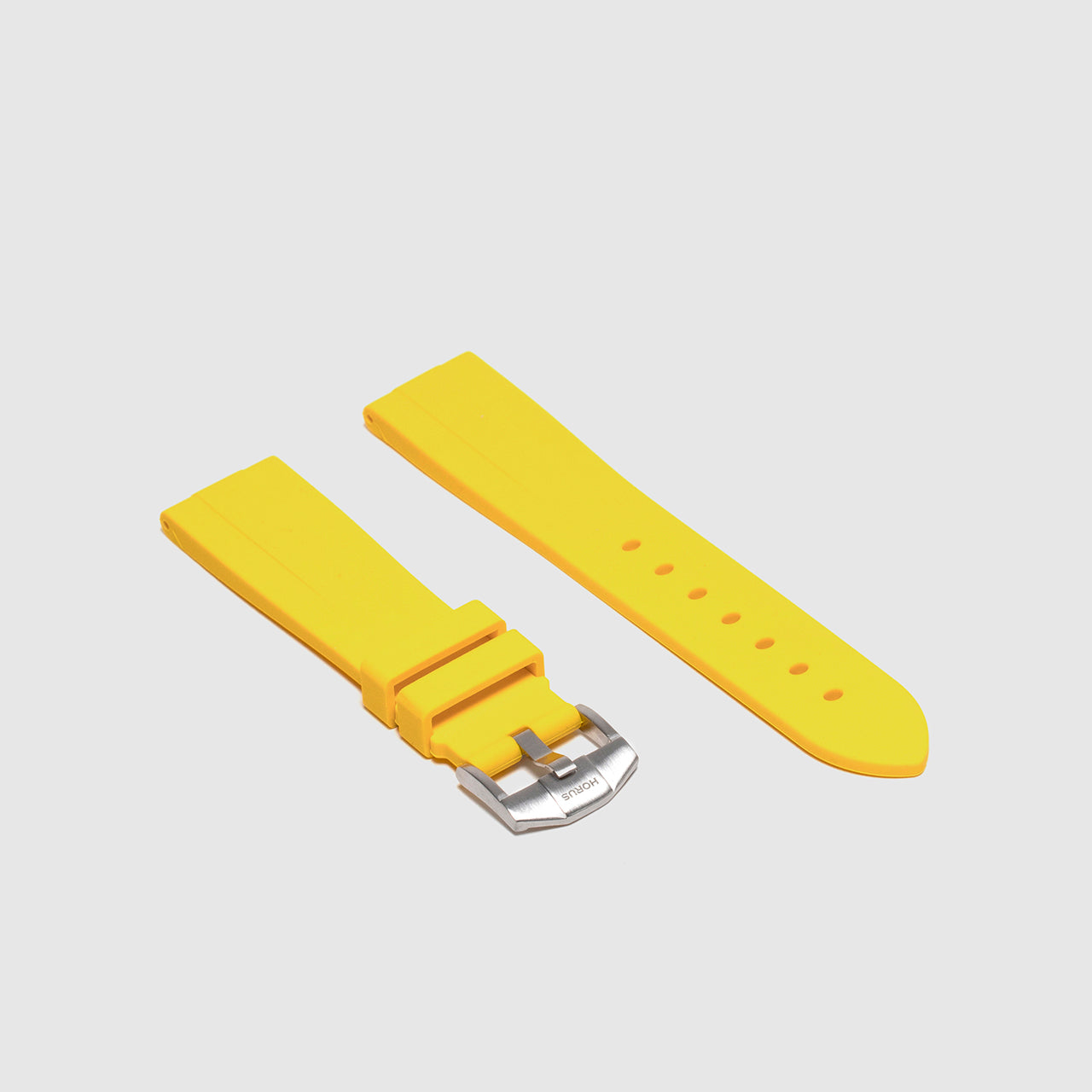 Rubber Strap for Tag Heuer Formula 1 Sunshine Yellow Horus Watch Straps