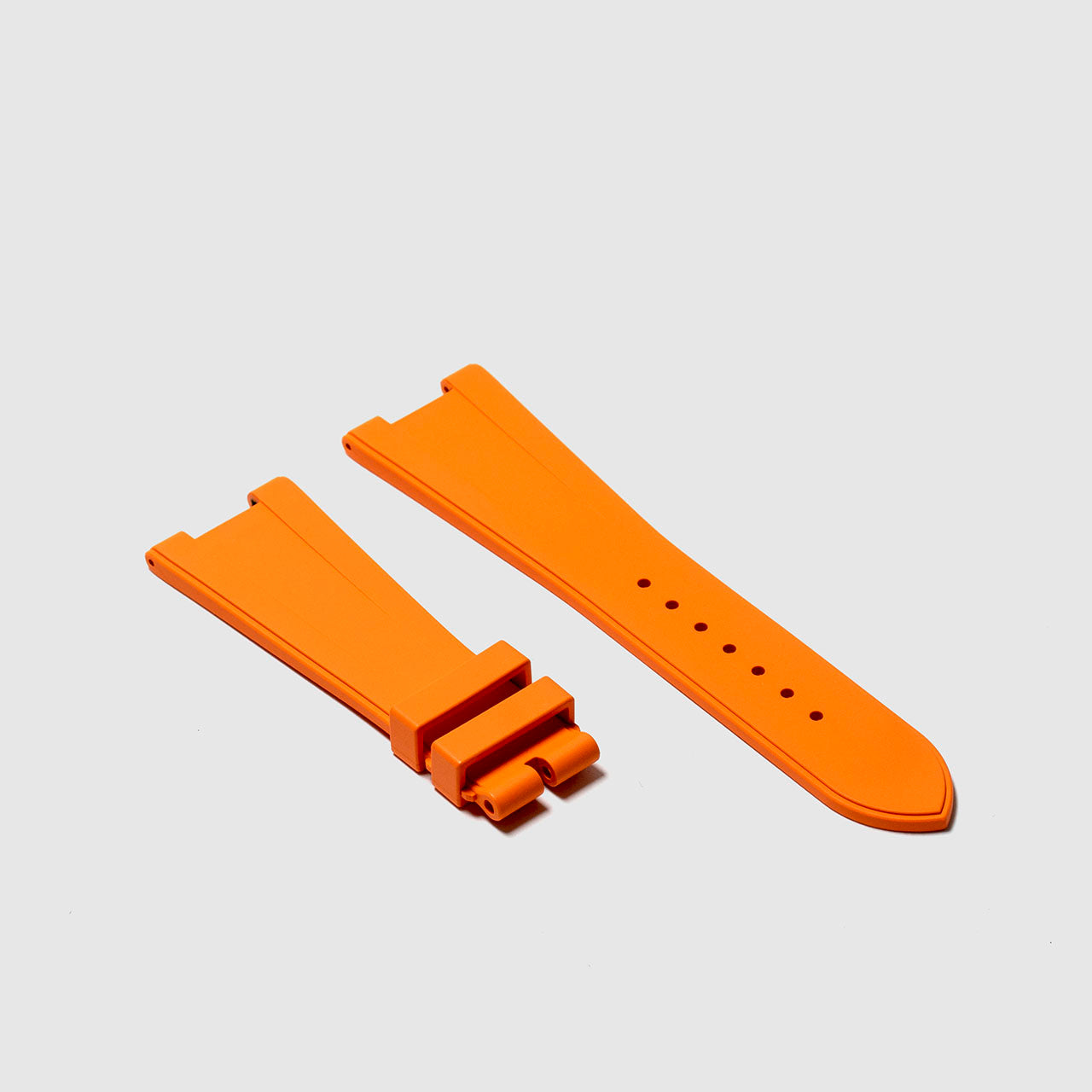 FKM Rubber Strap for Patek Philippe Nautilus - Tangerine Orange