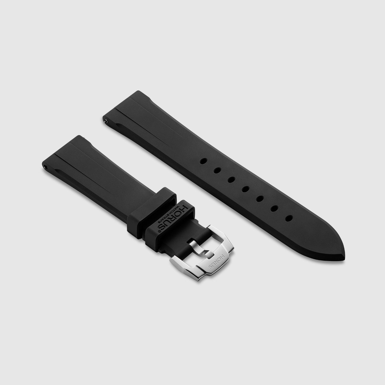 FKM Rubber Strap for Tag Heuer Formula 1 - Space Black