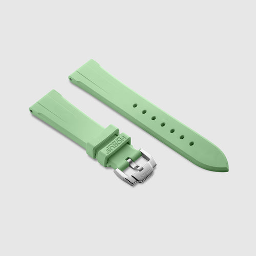 FKM Rubber Strap for Tudor Black Bay - Sage Green