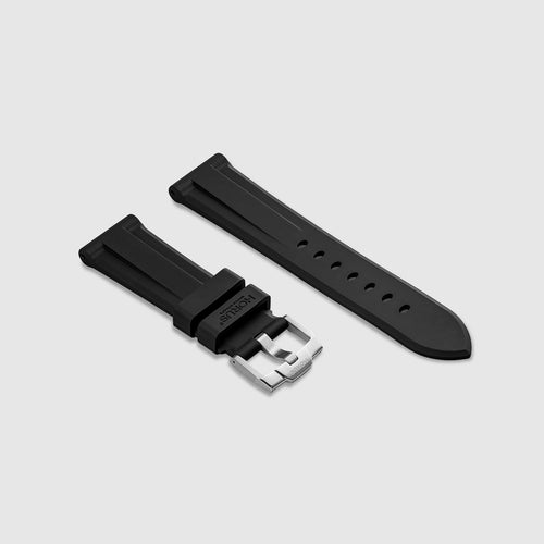 FKM Rubber Strap for Tag Heuer Formula 1 - Space Black