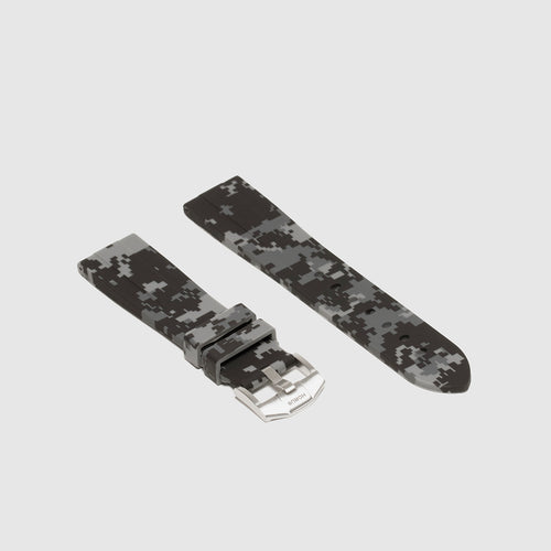 Rubber Strap for Rolex Datejust 36 - Graphite Digi Camo
