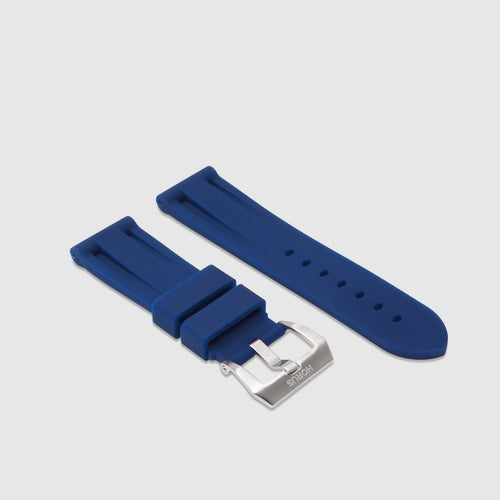 Rubber Strap for Panerai Ferrari Series - Navy Blue