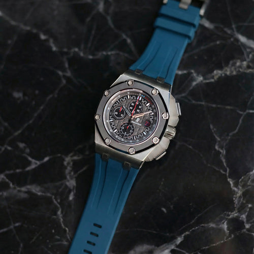 Rubber Strap for Audemars Piguet Royal Oak Offshore (44mm) - Indigo Blue