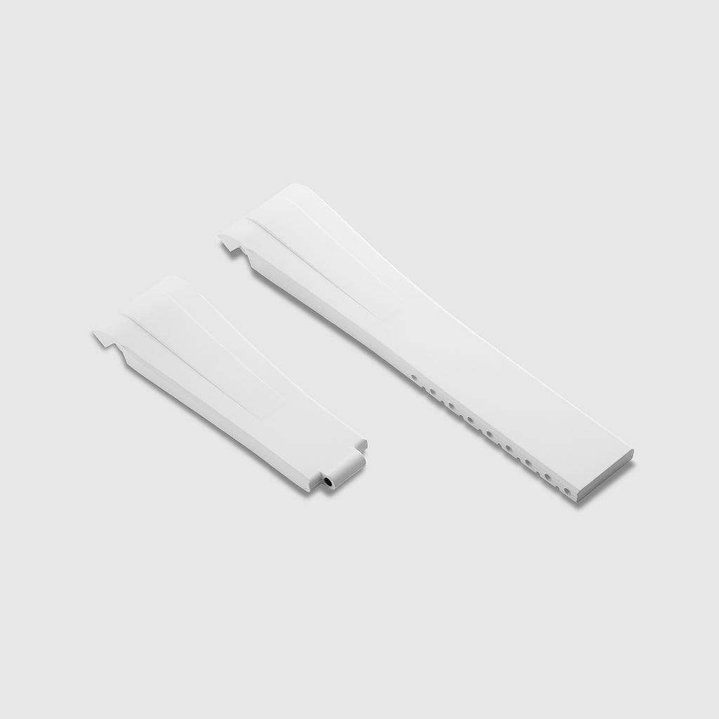 Rolex Explorer II Polar White FKM Rubber Strap