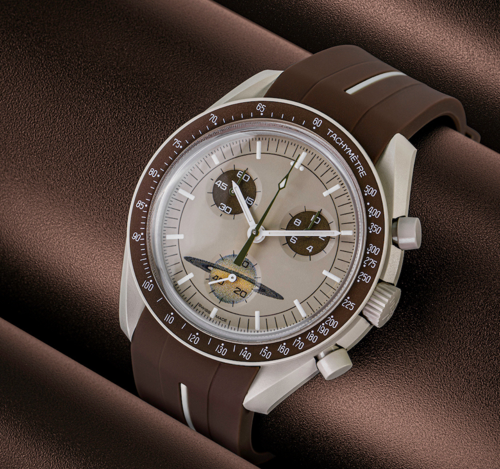 Rubber Strap for Swatch x Omega Moonswatch - Corsa Espresso & Hurrican
