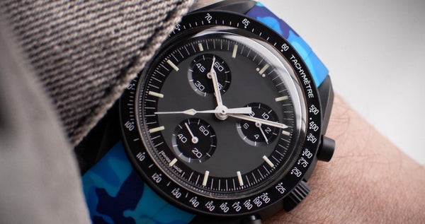 RUBBER STRAP - MIAMI BLUE CAMO
