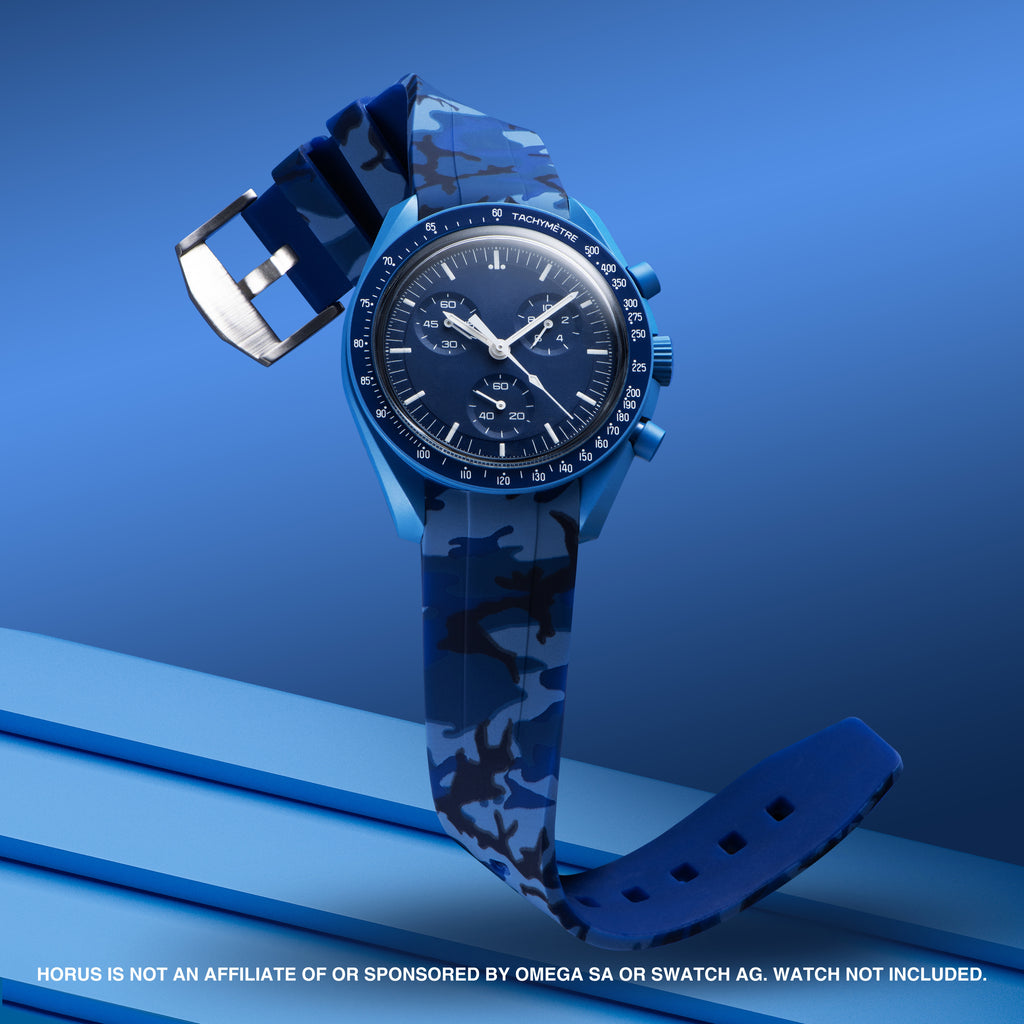 Swatch オメガ Swatch x Omega MoonSwatch Ocean Camo Rubber Strap