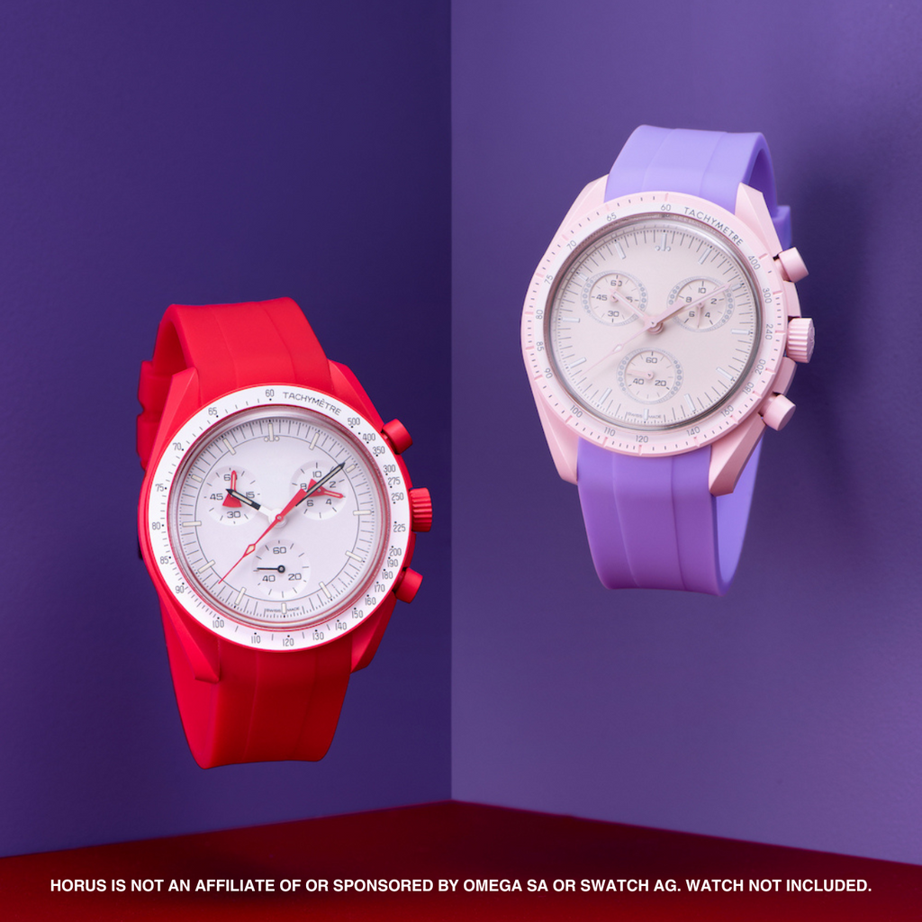 Rubber Strap for Swatch x Omega Moonswatch - Lavender