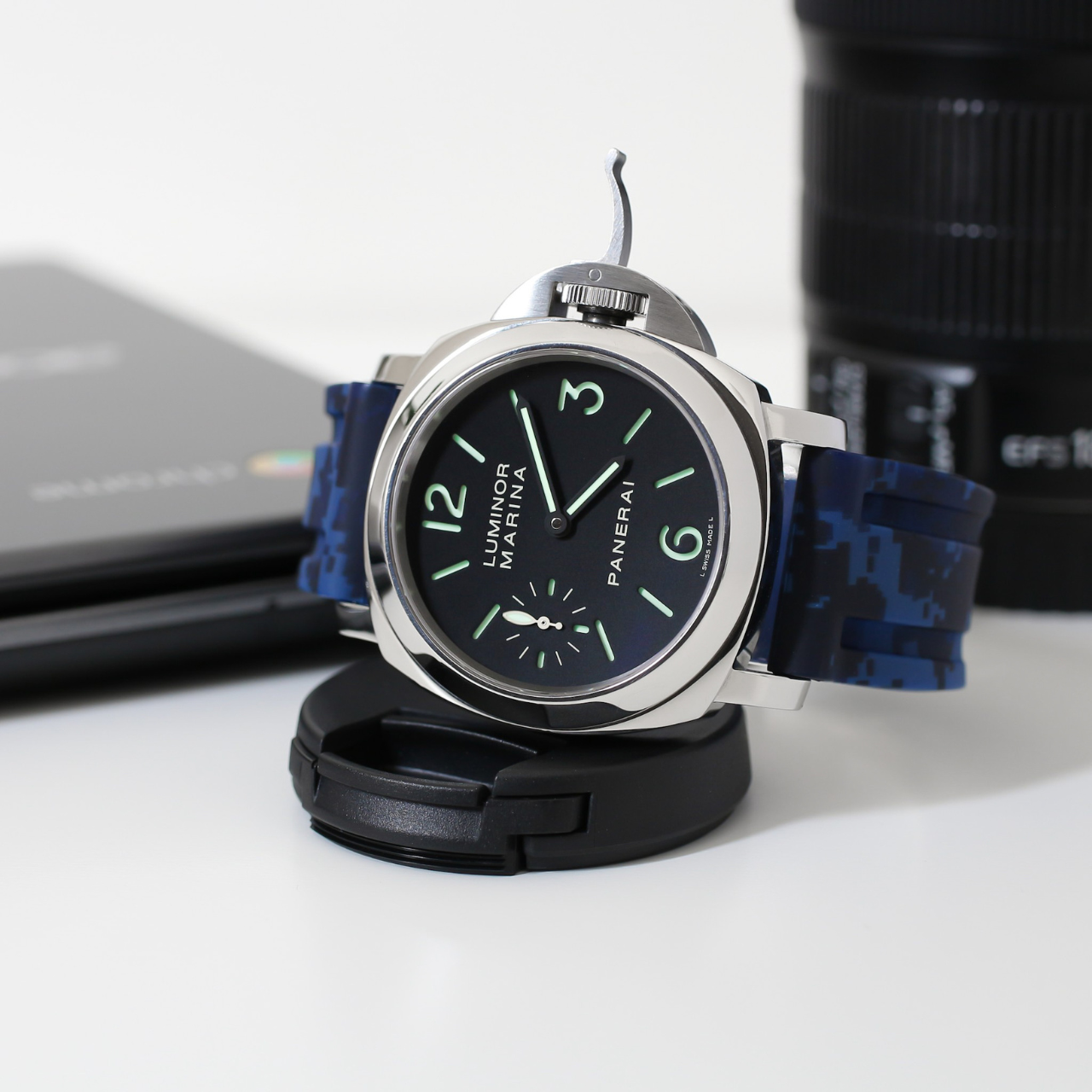 Rubber Strap for Panerai Luminor Ocean Digi Camo