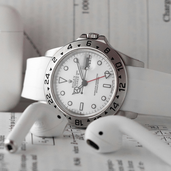 Rolex Explorer II Arctic White Rubber Strap - Main Image