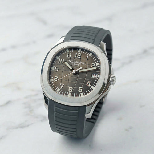 FKM Rubber Strap for Patek Philippe Aquanaut - Carbon Grey