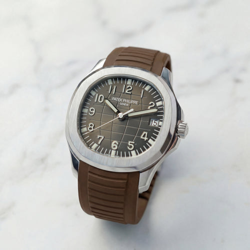 FKM Rubber Strap for Patek Philippe Aquanaut - Mocha