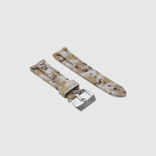 Rubber Strap for Breitling Colt - Desert Digi Camo