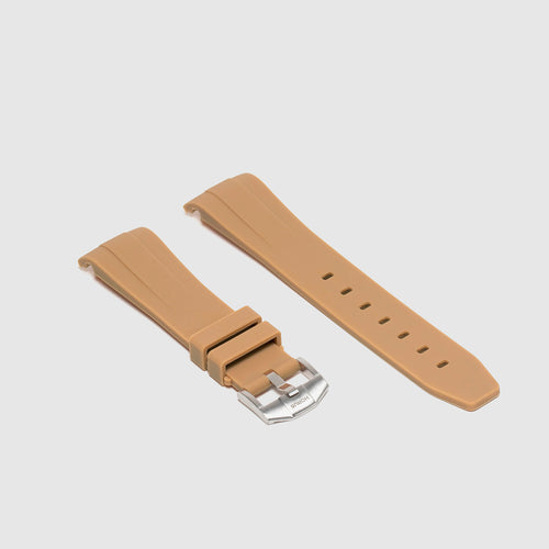 Rubber Strap for Rolex Datejust 41 - Desert Sand