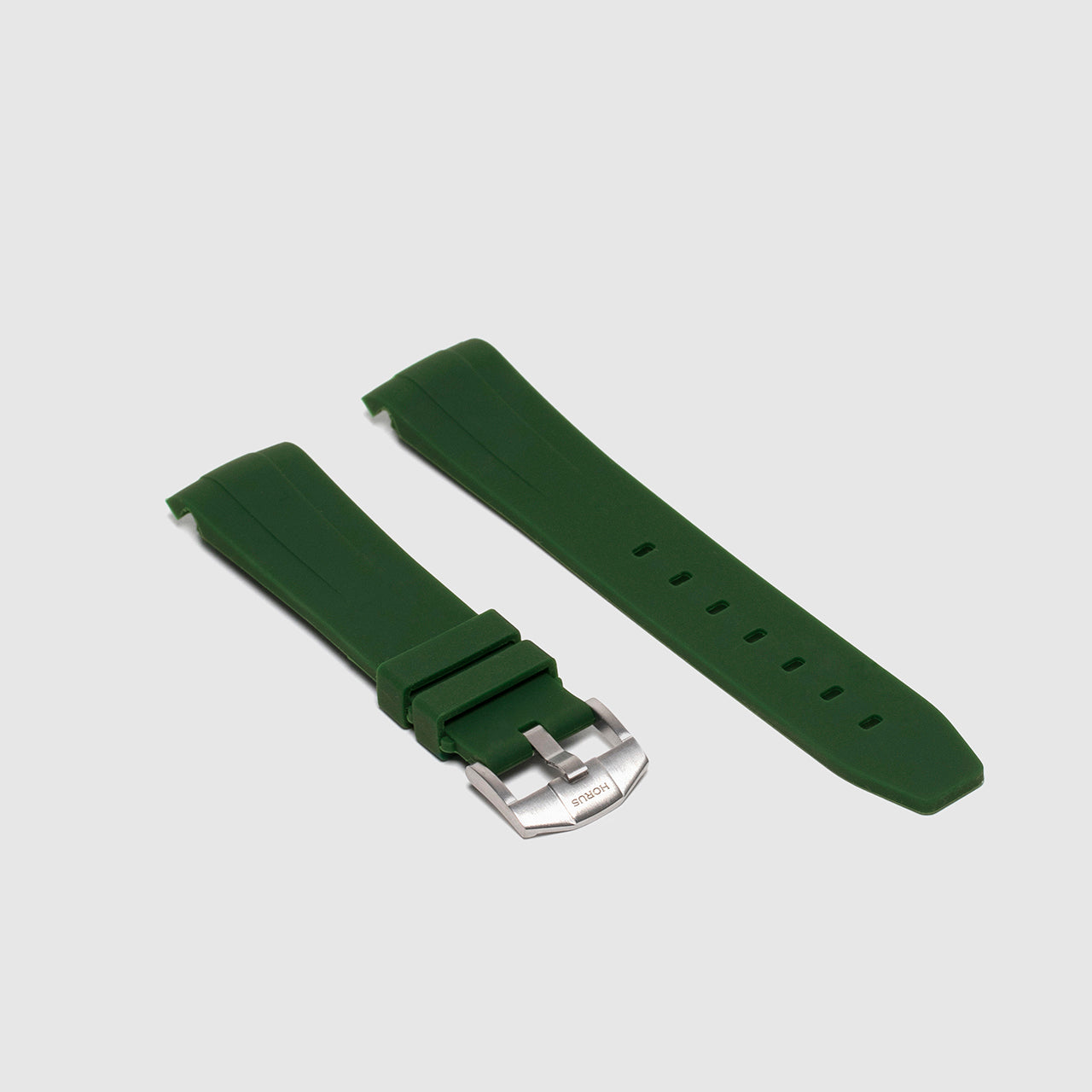 Rubber Strap for Rolex Explorer I - Forest Green