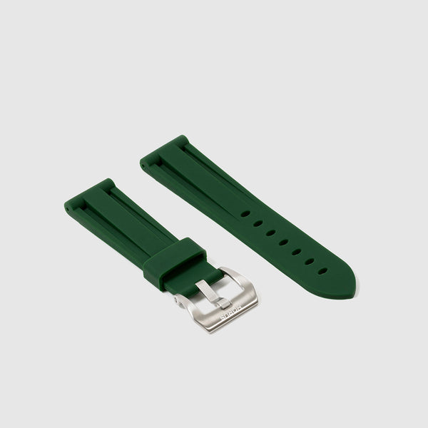 Forest-Green-Rubber-Strap-