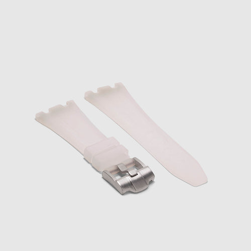 Rubber Strap for Audemars Piguet Diver - Translucent Glacier Ice