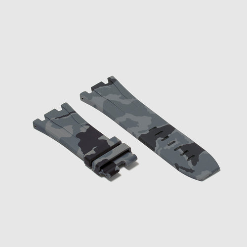 Rubber Strap for Audemars Piguet Royal Oak Offshore (44mm) - Graphite Camo