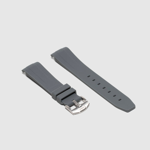 Rubber Strap for Rolex Yacht-Master on Bracelet - Graphite Grey