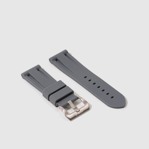 Rubber Strap for Tudor Grantour - Graphite Grey