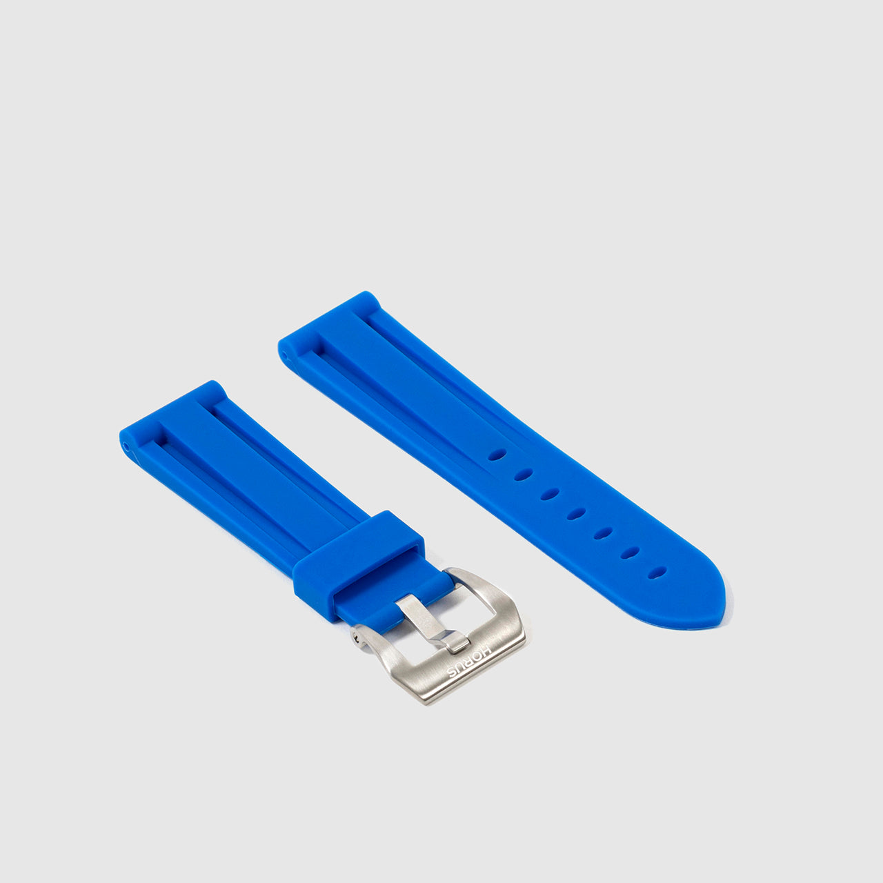 Rubber Strap for Tag Heuer Monaco - Gulfstream Blue